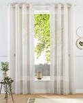 Bruno Banani Gardine "Linus, 1 St&uuml;ck, &Ouml;sen, halbtransparent, eingewebte