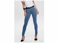 Skinny-fit-Jeans ONLY "ONLRAIN LIFE REG SKINNY DNM" Gr. S, Länge 30, blau...