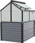 Vitavia Hochbeet "Paris" BxTxH: 83x122x135 cm, HKP 4mm, granit/schwarz