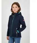 Softshelljacke TROLLKIDS "GIRLS TROLLFJORD JACKET", Kinder, Gr. 116, blau (navy,