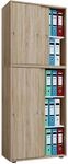 VCM Aktenschrank "B&uuml;roschrank Aktenschrank Schiebet&uuml;ren Lona 5fach" 1 Stk. tlg.