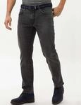 5-Pocket-Jeans BRAX "Style CADIZ", Herren, Gr. 36, L&auml;nge 34, grau, Denim/Jeans, 46%