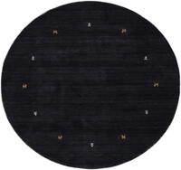 carpetfine Wollteppich "Gabbeh Uni" rund 15 mm H&ouml;he reine Wolle handgewebt, Gabbeh