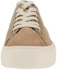 Sneaker PAUL GREEN "Paul Green Sneaker Leder/Textil", Damen, Gr. 40,5, beige, Leder,