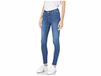 Skinny-fit-Jeans REPLAY "Luzien" Gr. 27, Länge 28, blau (medblue) Damen Jeans