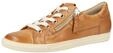 Sneaker PAUL GREEN "Paul Green Sneaker Glattleder", Damen, Gr. 39, mittelbraun,