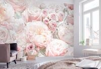 Komar Fototapete "Spring Roses - Gr&ouml;&szlig;e 368 x 254 cm" bedruckt glatt Wohnzimmer,