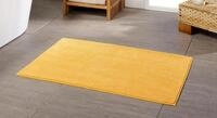 Badematte G&Ouml;ZZE "Chenille" Gr. 4, gelb, H:15mm, Polyester, Badematten, Badematte,