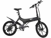 E-Bike SXT SCOOTERS "Velox MAX" E-Bikes Gr. 41 cm, 20 Zoll (50,80 cm), schwarz