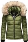 Marikoo Winterjacke "Lerikaa" mit Kapuze Winter Steppjacke mit abnehmbarem Kunstfell