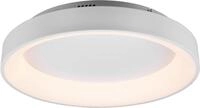 TRIO LEUCHTEN LED Deckenleuchte "GIRONA", wei&szlig;, 1, &Oslash; 60cm H: 12cm, 1 Stk.,