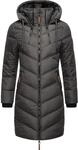 Wintermantel MARIKOO "Armasa", Damen, Gr. XXL (44), grau (anthrazit), Oberstoff: 100%