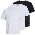 Jack & Jones Rundhalsshirt "JJEORGANIC BASIC TEE SS O-NE 3PK MP NOOS" Packung, 3