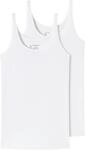 Unterhemd SCHIESSER "95/5", Damen, Gr. 48, N-Gr, wei&szlig; (100, wei&szlig;), Single Jersey,