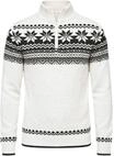 Rundhalspullover BRANDIT "Brandit Herren Troyer Norweger", Herren, Gr. XXL, wei&szlig;,