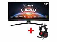 G (A bis G) MSI Curved-Gaming-LED-Monitor "Optix MEG381CQRDE Plus" Monitore...
