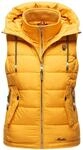 Steppweste MARIKOO "Taisaa", Damen, Gr. XS (34), gelb, Obermaterial: 100% Polyester.