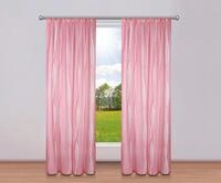 OTTO home Gardine "Dimona" Kr&auml;uselband 2 Stk. tlg. 2er-Set, transparent, Voile,