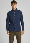 Jack & Jones Langarmhemd "BROOK OXFORD" mit Button-Down Kragen
