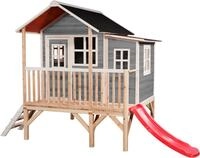 Spielturm EXIT "Loft 350", grau, Spielt&uuml;rme, KinderB:322cm H:215cm T:190cm, Holz,