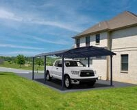 Palram - Canopia Einzelcarport "Arcadia" Aluminium 325 cm Anthrazit wartungsfrei