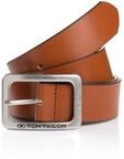 TOM TAILOR Lederg&uuml;rtel "TTEVE" 4 cm breiter Damen Lederg&uuml;rtel, kalssiches Must-Have