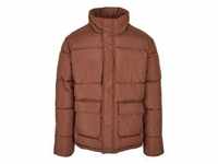 Winterjacke URBAN CLASSICS "Urban Classics Herren Short Puffer Jacket" Gr. M, braun