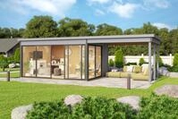 LASITA MAJA Gartenhaus-Anbaudach "DOMEO 3 UND 4 DACHVERL&Auml;NGERUNG"