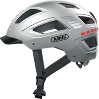 ABUS Fahrradhelm "HYBAN 2.0 LED" signal silber