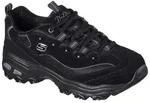Sneaker SKECHERS "D ́Lites - Biggest Fan", Damen, Gr. 37, grau (anthrazit), Leder,