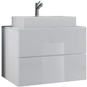 VCM Waschtisch "2-tlg. Waschplatz Waschtisch Lendas S Schublade" 2 Stk. tlg.