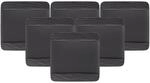 Villeroy & Boch Speiseteller "Speiseteller quadratisch Manufacture Rock 28 x 28 cm