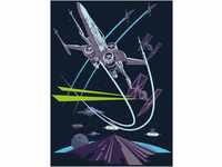 Komar Poster "Star Wars Classic Vector X-Wing", Star Wars, (1 St.), Kinderzimmer,