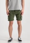 Cargoshorts ALPHA INDUSTRIES "Crew Short", Herren, Gr. 34, N-Gr, gr&uuml;n (schwarz