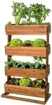 hecht international Hochbeet "Cube 4" BxTxH: 82x50x145 cm, 120 l