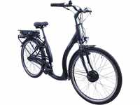 E-Bike HAWK BIKES "HAWK eCity Comfort" E-Bikes Gr. 44 cm, 26 Zoll (66,04 cm), schwarz
