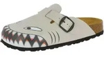 Clog LICO "Clog Bioline Clog Kids", M&auml;dchen, Gr. 30, grau, Synthetik, Schuhe Clog