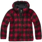 Allwetterjacke BRANDIT "Brandit Damen Ladies Teddyfleecejacket", Damen, Gr. 3XL, rot,