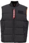 Funktionsweste ALPHA INDUSTRIES "Puffer Vest", Herren, Gr. L, schwarz, Obermaterial: