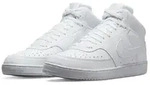 Sneaker NIKE SPORTSWEAR "COURT VISION MID NEXT NATURE", Herren, Gr. 45,5, wei&szlig;,