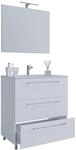 VCM Waschtisch "3-tlg. Waschplatz Waschtisch Badinos Schublade 3SC" 3 Stk. tlg.
