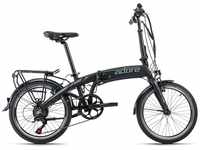 E-Bike ADORE "Cologne" E-Bikes Gr. 30 cm, 20 Zoll (50,80 cm), schwarz E-Bikes