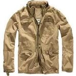 Allwetterjacke BRANDIT "Brandit Herren Britannia Jacket", Herren, Gr. XL, camel, 100%