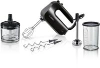 BOSCH Handmixer "Home Professional MFQ4980B, Edelstahl Besen/Knethaken, Mixfu&szlig;,