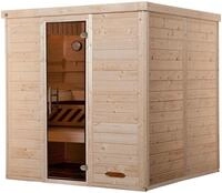 weka Sauna "Premium-Massiv-Elementsauna KEMI 4" Blockbohlen, vorgefertigte Elemente,