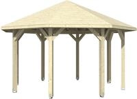 Skanholz Holzpavillon "Nice 2" Leimholz, 399 x 399 cm