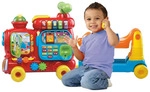 Spielzeug-Eisenbahn VTECH "VTechBaby, ABC-Eisenbahn", bunt, Spielzeugfahrzeuge,