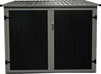 WESTMANN Aufbewahrungsbox "Fahrradgarage" mit integrierten Fahrradst&auml;ndern, aus