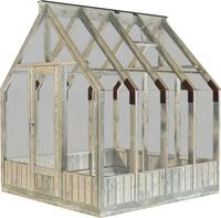 Gew&auml;chshaus PALMAKO "E_milia", grau, B:240cm T:244cm, Gew&auml;chsh&auml;user, 5,4 m&sup2;,