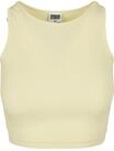 Muskelshirt URBAN CLASSICS "Urban Classics Damen Ladies Cropped Rib Top", Jungen, Gr.
